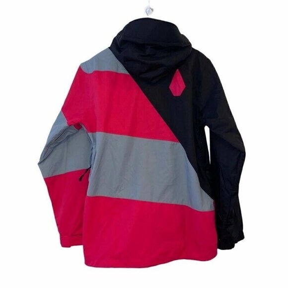 Volcom Womens Johnny Ski Snowboard Jacket 10K MM Pink Zip Hood Small New - Picture 4 of 12